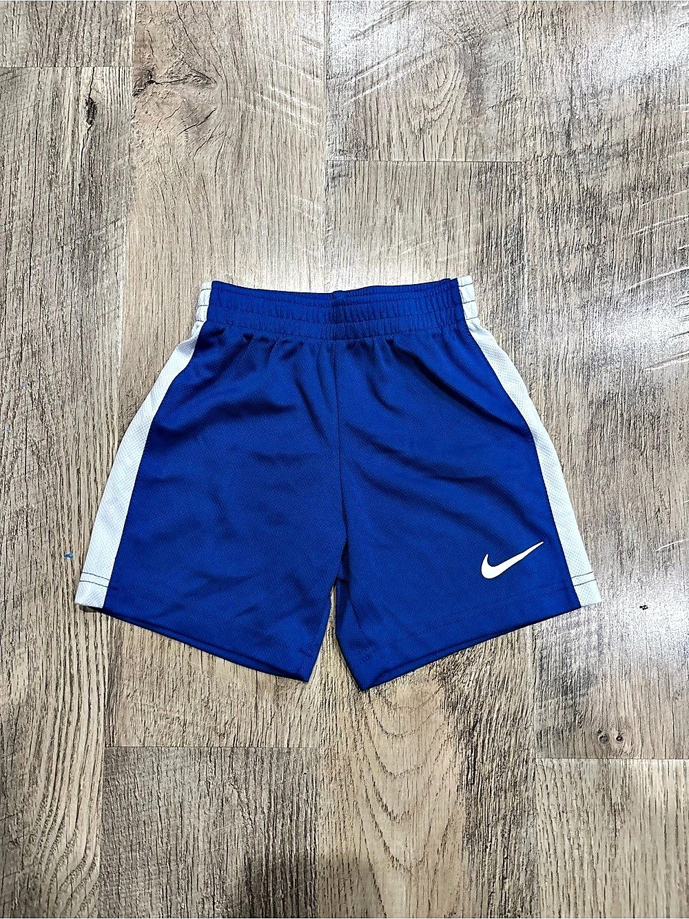 Nike Boys 4T Blue & White Athletic Shorts